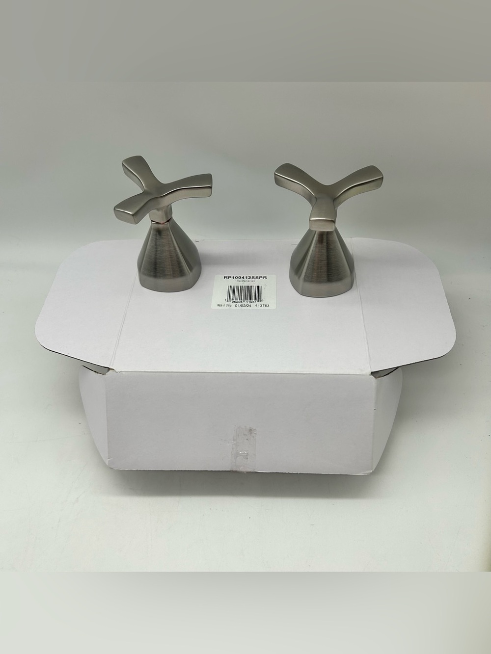 NEW 2 Delta Faucet Handles Stryke RP100412SSPR